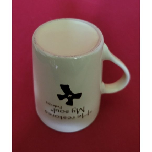 Christian Coffee Mug He Restores My Soul Bible Quote - Picture 6 of 9